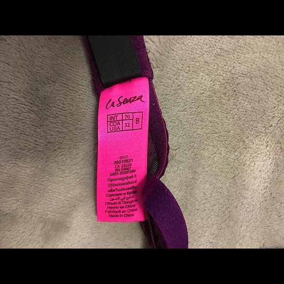 La Senza Purple Push Up 32B bra - Picture 4 of 5
